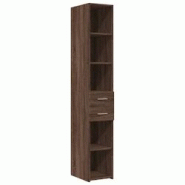 Helloshop26 - Buffet bahut commode armoire meuble de rangement organisateur cuisine salle de séjour salon haut 30 x 42,5 x 185 cm 02_0033575 - 300021_0