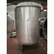 Réservoir vertical en acier inoxydable calorifugé