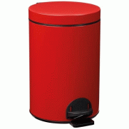ROSSIGNOL poubelle à pedale 14l rouge carmin 90201 - rouge 3019920902018