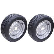 Jeu de 2 -165/r13c trailer wheel 5/112/63 Jeu de 2 -165/r13c trailer wheel 5/112/63
