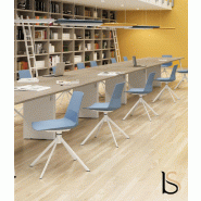 Siège de réunion pivotant CLUE - Offisit - Blanc