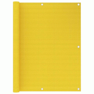 VidaXL Écran de balcon Jaune 120x300 cm PEHD Modèle Panorama - jaune 311000