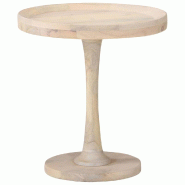 VidaXL Table d'appoint Ø50x55 cm Bois de manguier massif Modèle Zenith Concept - 320599XL