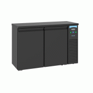 Arrière bar réfrigérée noir 2 portes l2542mm 7489.5270 COMBISTEEL