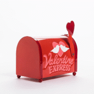 Boîte aux lettres "Saint Valentin" L 23 x P 13 x 17 cm
