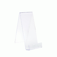 Chevalet multifonction - 8x20x4cm - Transparent - Polystyrène