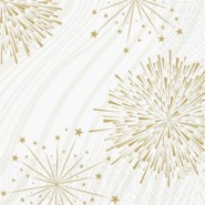 DUNI - Serviette ouate 33x33cm 3 plis Sparkly Blanc 10x50 = 500 pièces - blanc papier 211602 DUNI - Serviette ouate 33x33cm 3 plis Sparkly Blanc 10x50 = 500 pièces - blanc papier 211602