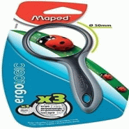 Maped Loupe avec poignée Ergologic, ronde, diam. 50 mm - 3154140391003