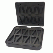 Maxima - Moule à Tartelettes 9374320 Part de gâteau 14 pièces dimensions 100x48x19 mm plaque 380x328 mm extérieur 110x60 mm - 9374320
