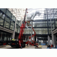 Nacelle élévatrice URW-1006+ - Mini-grue araignée 10 tonnes - Hauteur de levage 30,7 m