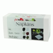 Packnwood FHC - 200Pcs - Serviettes cocktail en coton blanc 20x19,52cm - 145gsm - recyclables - blanc textile 210SVCC20WH Packnwood FHC - 200Pcs - Serviettes cocktail en coton blanc 20x19,52cm - 145gsm - recyclables - blanc textile 210SVCC20WH