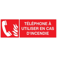 Panneaux rigides adhésifs photoluminescents 330x75 mm prévention incendie - PNGPSLAD-TL08/TELI_0