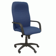 Piqueras y Crespo Fauteuil de direction Letur avec mécanisme de basculement et tissu BALI en bleu marine. - bleu multi-matériau 100DBBALI200 Piqueras y Crespo Fauteuil de direction Letur avec mécanisme de basculement et tissu BALI en bleu marine. - bleu multi-matériau 100DBBALI200