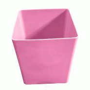 PLAST'UP ROTOMOULAGE Pot de fleurs cubio h 50cm - ROSE - rose 0750122559350
