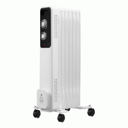 PURLINE Radiateur à huile 1 500 W SOLEI 1500 - blanc aluminium 8436607027478