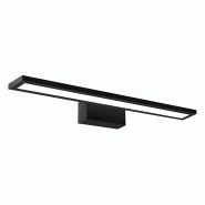 Read Applique Salle De Bain Led 20W 2300Lm 3000K Ip20 Noir - Rossini Illuminazione - Applique Fine Pour Miroirs Et Tableaux Métalliques - noir 801542