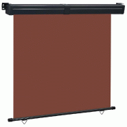 VidaXL Auvent latéral de balcon 165x250 cm Marron Modèle Aurora Design - 48435