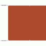 VidaXL Auvent vertical Terre cuite 100x1200 cm Tissu oxford Modèle Balcon Altair Plus - 148359