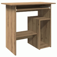 VidaXL Bureau chêne artisanal 80x45x74 cm bois d'ingénierie Modèle Milan Select - 855995