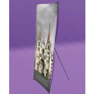 X banner éco - totem - stand pliable - 70x180cm