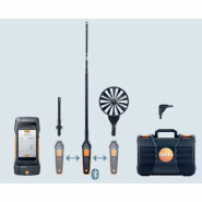 0563040071 | Kit appareil multifonction TESTO 400 avec sonde fil chaud en mallette