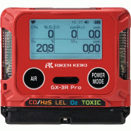 Avertisseur de gaz GX-3R Pro appareil de mesure de 5 gaz RIKEN KEIKI Avertisseur de gaz GX-3R Pro appareil de mesure de 5 gaz RIKEN KEIKI