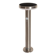 Borne solaire stella hauteur 50cm rond sur pic avec détecteur PRLUMSOL3-P50