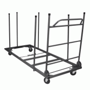 Chariot table rectangle Nimes 132x83x102 - Chariot table rectangle Nimes 132x83x102 -