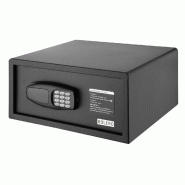 Coffre-fort d'hôtel pour ordinateur portable Bolero - noir HW296