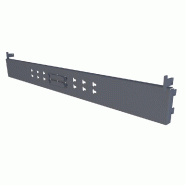 Entretoise de tête de gondole GP25 anthracite 133x10 cm