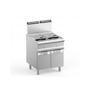 Friteuse gaz 2x14 litres sur placard mbm domina pro 700 - frg77a