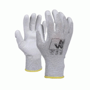 Gants de Travail Broxa - Taille 9 - Blanc - Résistant et Confortable - NINE WORTHS - blanc 3700584966750