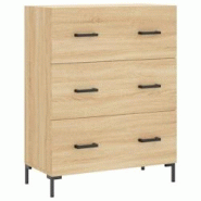 Helloshop26 - Buffet bahut commode armoire meuble de rangement organisateur cuisine salle de séjour salon sonoma 69,5 x 34 x 90 cm 02_0031669 - 30002 Helloshop26 - Buffet bahut commode armoire meuble de rangement organisateur cuisine salle de séjour salon sonoma 69,5 x 34 x 90 cm 02_0031669 - 30002