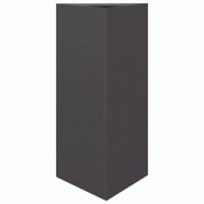 Helloshop26 - Jardinière bac lit surélevé plantes fleurs terrasse jardin triangulaire 40 x 34,5 x 70 cm acier noir 02_0038810 - 3000217880607 Helloshop26 - Jardinière bac lit surélevé plantes fleurs terrasse jardin triangulaire 40 x 34,5 x 70 cm acier noir 02_0038810 - 3000217880607