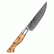 Hezhen - Couteau à steak Damas - Série B30 Master - multicolore multi-matériau B30-NP