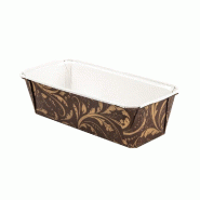 Moule à cake en papier marron 19,9x7,3x6,2cm - par 480