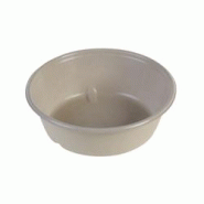 Naturesse Saladiers ronds nature laminage ø 19,5 x 6,5 cm - 1200 ml (520 unités) - beige Bagasse 20984 Naturesse Saladiers ronds nature laminage ø 19,5 x 6,5 cm - 1200 ml (520 unités) - beige Bagasse 20984