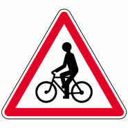Panneau A21 danger pour cyclistes