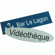 Plaque signalétique résine de synthèse  réf. 103355