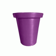 PLAST'UP ROTOMOULAGE Pot de fleurs rond xxl delight 760l - VIOLET - violet 0669014882158