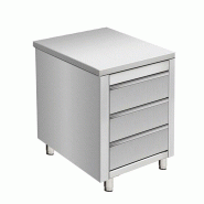 Skyrainbow Armoire de travail en acier inoxydable, 50 x 60 - inox THSS3R56