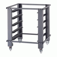 Support de four avec 5 jeux de glissières Moretti Forni PT60.60-1