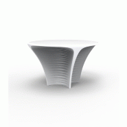 Table design in & out BIOPHILIA  - blanc