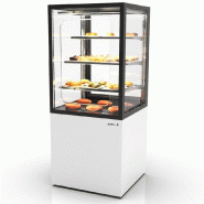 Vitrine chauffante INTEGRA chaleur sèche sur base - 600 mm - 4 niveaux - H1400 mm - IN60/80-140C | Sayl Barcelona - 815 mm