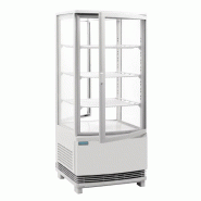 Vitrine réfrigérée positive Série C 86L blanche | Polar - CX576