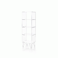 AQA Design Armoire transparente THALOS en PMMA L.39,5 P.30 H.131,5 MP06057 - transparent plastique MP06057