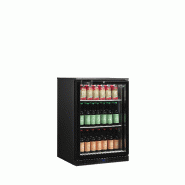 Arrière bar réfrigéré 1 porte DB126H noir TEFCOLD