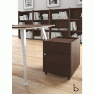Caisson mobile pour bureau Segno - Dellarovere - Noyer