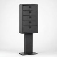 Casier de recharge pour smartphones - Libre-service sécurisé - 10 compartiments USB-C et Lightning