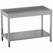 Diamond - Table de travail avec sous tablette - réf. TL1671-ST3 - gris AKS-TL1671-ST3
